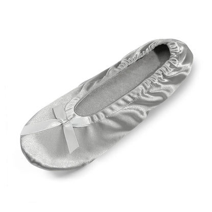 Women Ballet Flats Indoor Lightweight With Soft Foam Insole Bow Knot