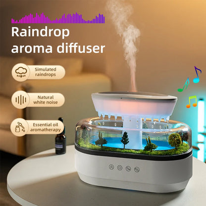 Ultrasonic Aroma Humidifier And Essential Oil Diffuser With Colorful Light