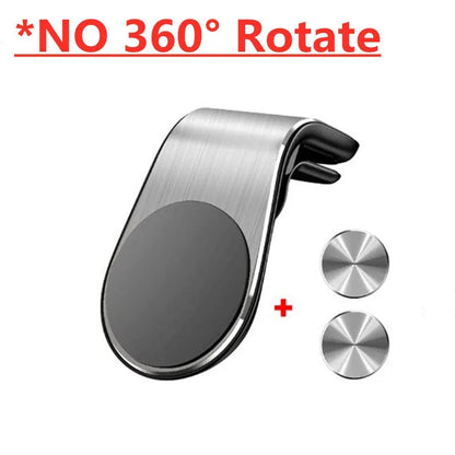 360 Degree Magnetic Car Phone Holder Metal Air Vent Mount Universal