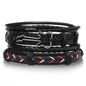 4-Piece Braided Wristband Set