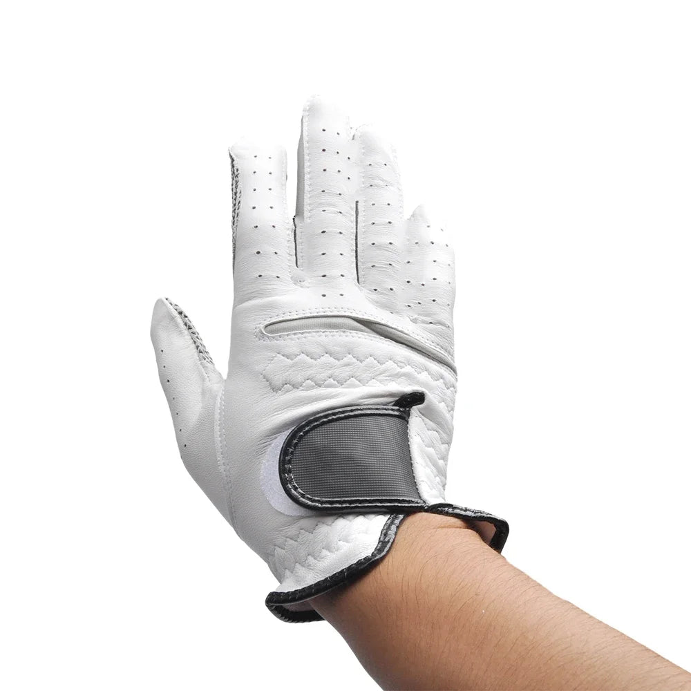 PGM Golf Gloves,Men’s Left Right Hand Soft Breathable Sheepskin Sport Gloves,Slip-resistant Golf Male Training Accessories