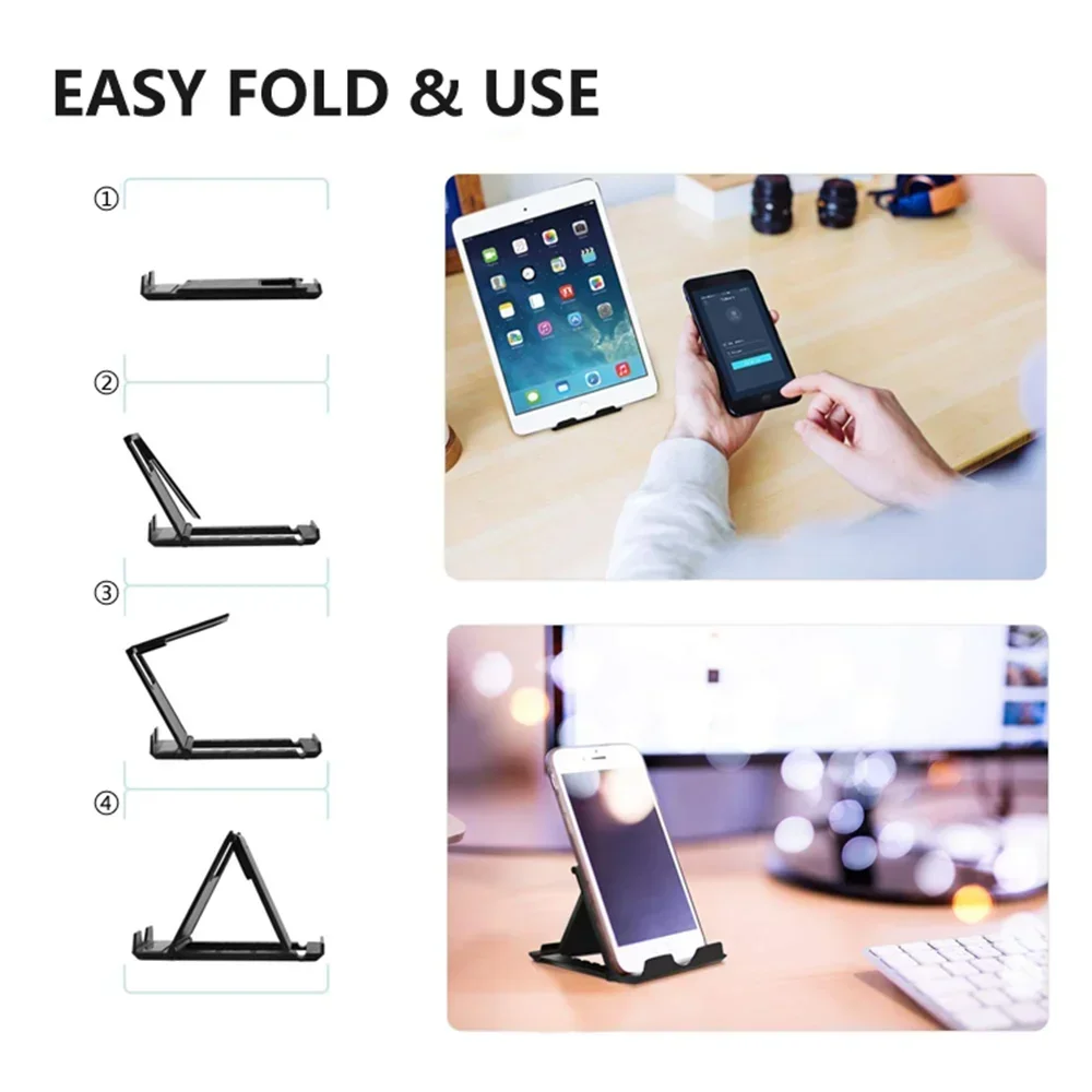 Table Phone Holder Bracket  Adjustable Desktop Stand For Ipad IPhone Samsung Xiaomi Huawei Folding Universal Mobile Phone Stand