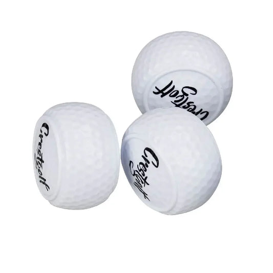 1Pcs/2Pcs/5Pcs Flat Golf Training Balls  Flat Shape Golf Ball Two Layer Driving Balls Golf Practice Balls for Swing Putter