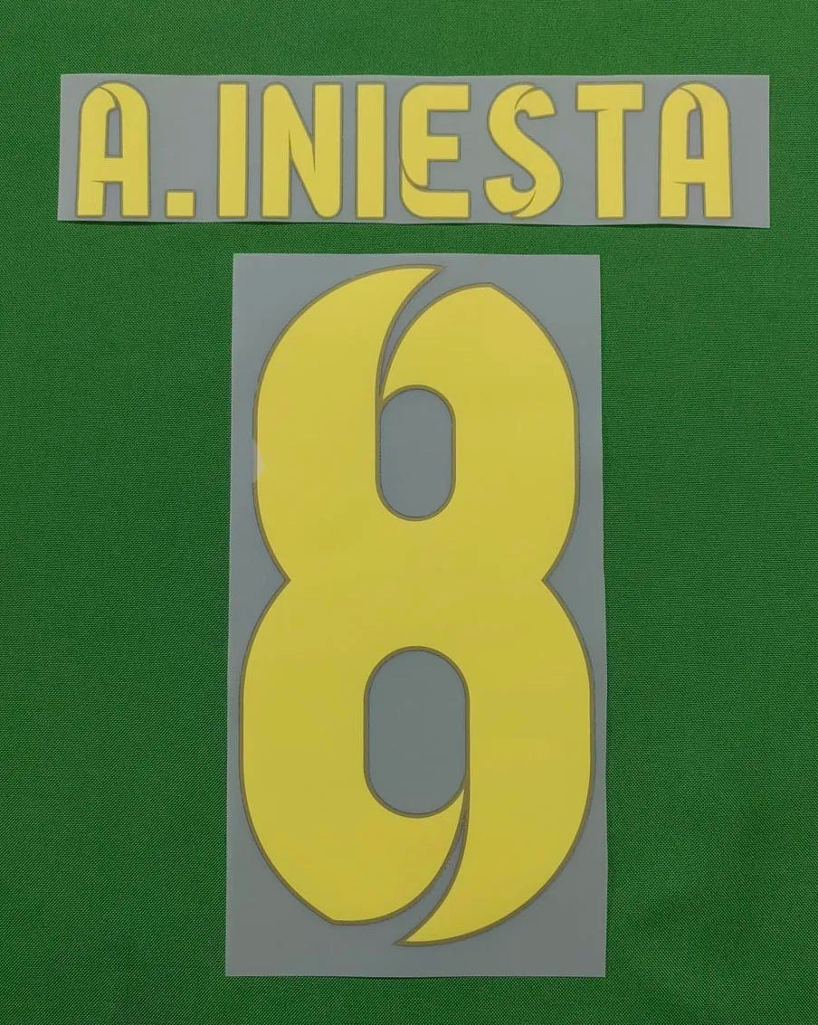 Retro Soccer Nameset #10 SUPER STAR Printing CUSTOMIZE NAME NUMBER Heat Transfer Soccer Patch Badge