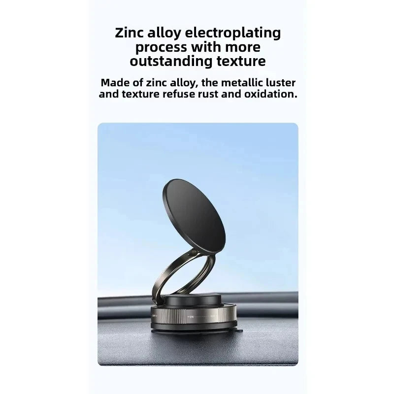 Magnetic Phone Holder for car, 360° Rotatable, Foldable & Adjustable Magnetic Car Mount, , Compatible with iPhone & Other Phones