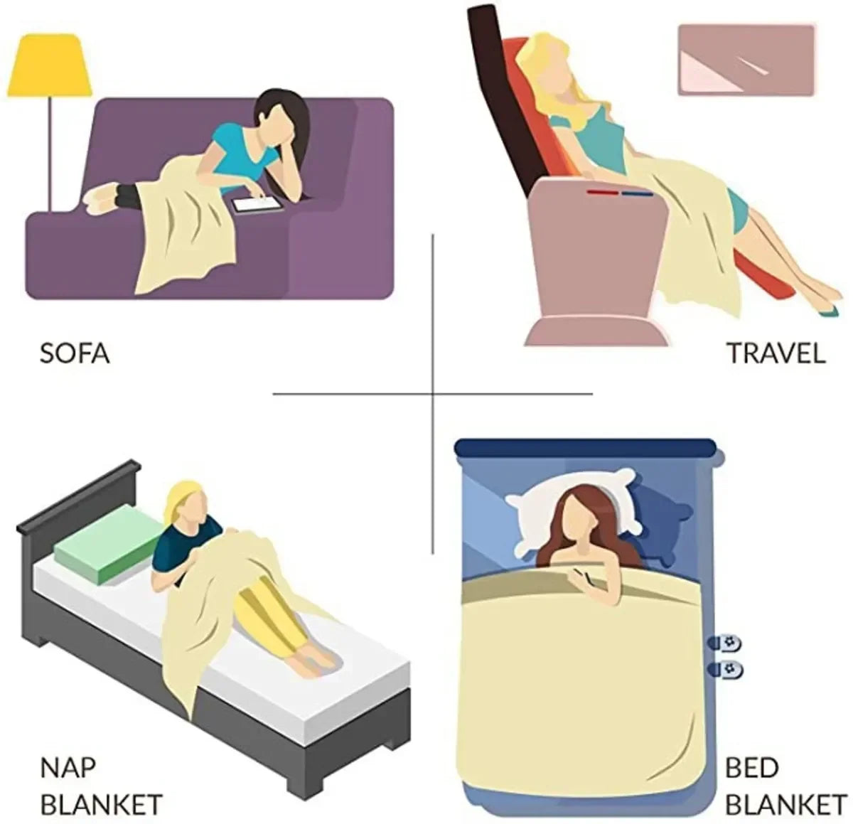 Cartoon Santa Claus Merry Christmas Snowman New Year Gift Soft Flannel Blanket for Beds Bedroom Sofa,Throw Blanket for Cover