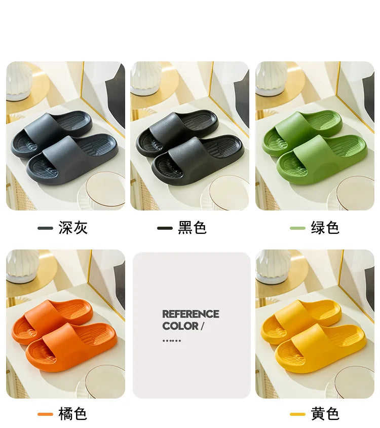 Big Size 47 48 50 Men Summer Slippers Indoor EVA Women Slipper Sandals Bathroom Flip Flops Bedroom Flat Slides