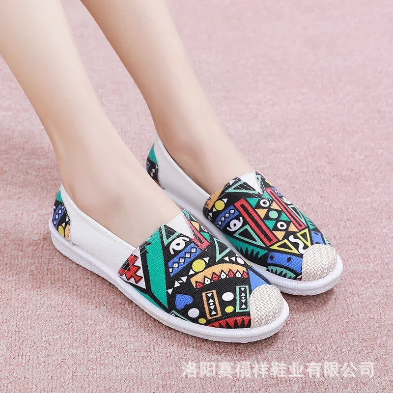 2023 Shoes Women's Summer Mesh Breathable Flat Shoes Ladies Comfort Light Sneaker Socks Women Slip on Loafers Zapatillas Muje