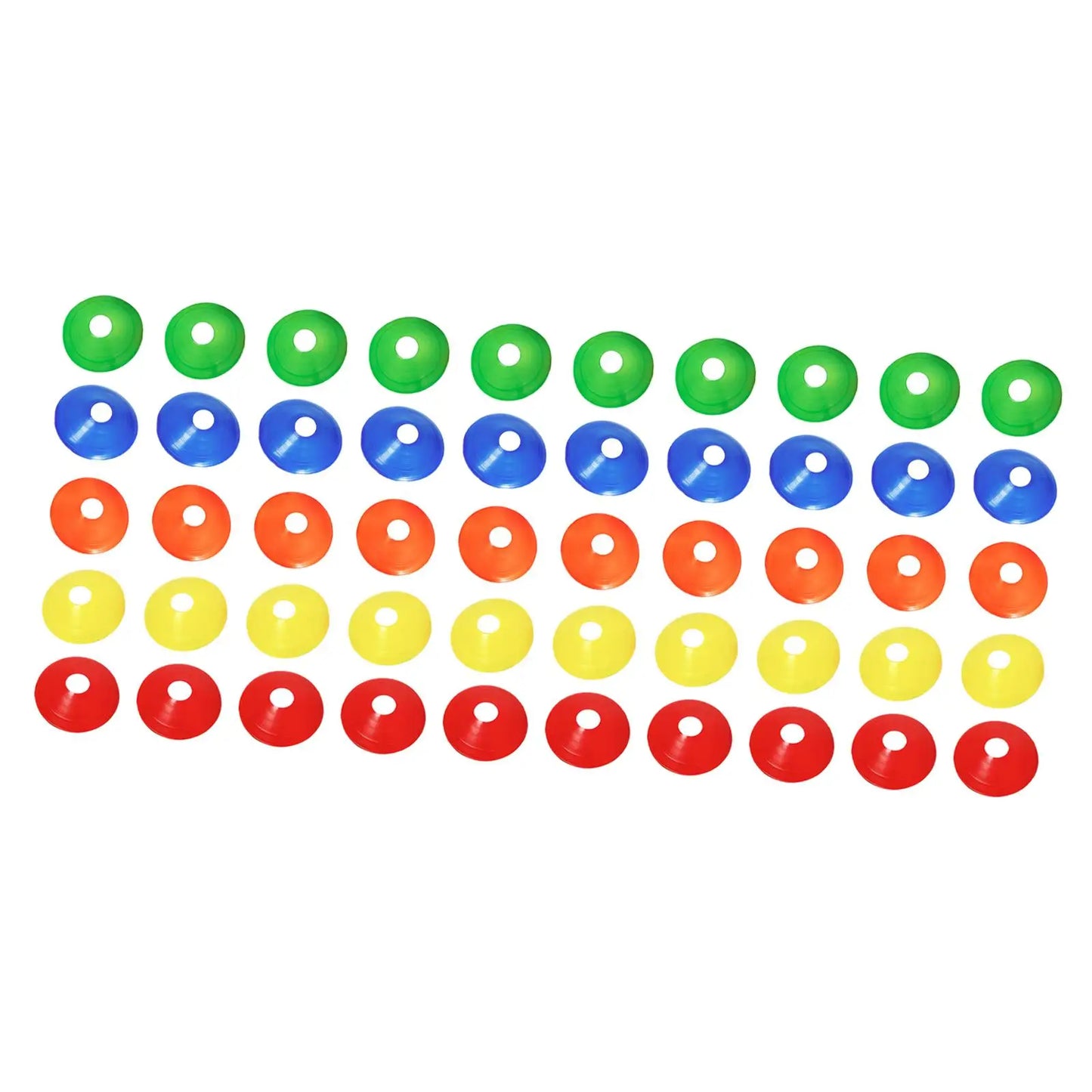 50 Pieces/Set Soccer Cones Flexible Practice Agility Soccer Training for Garden Lawn Outdoor Activities Adults Track Training