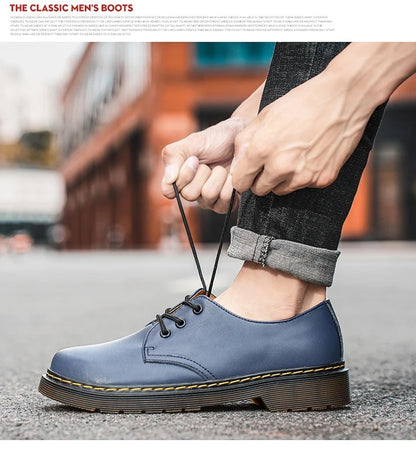 Genuine Leather Men's Casual Driving Shoes Breathable Non Slip Loafers