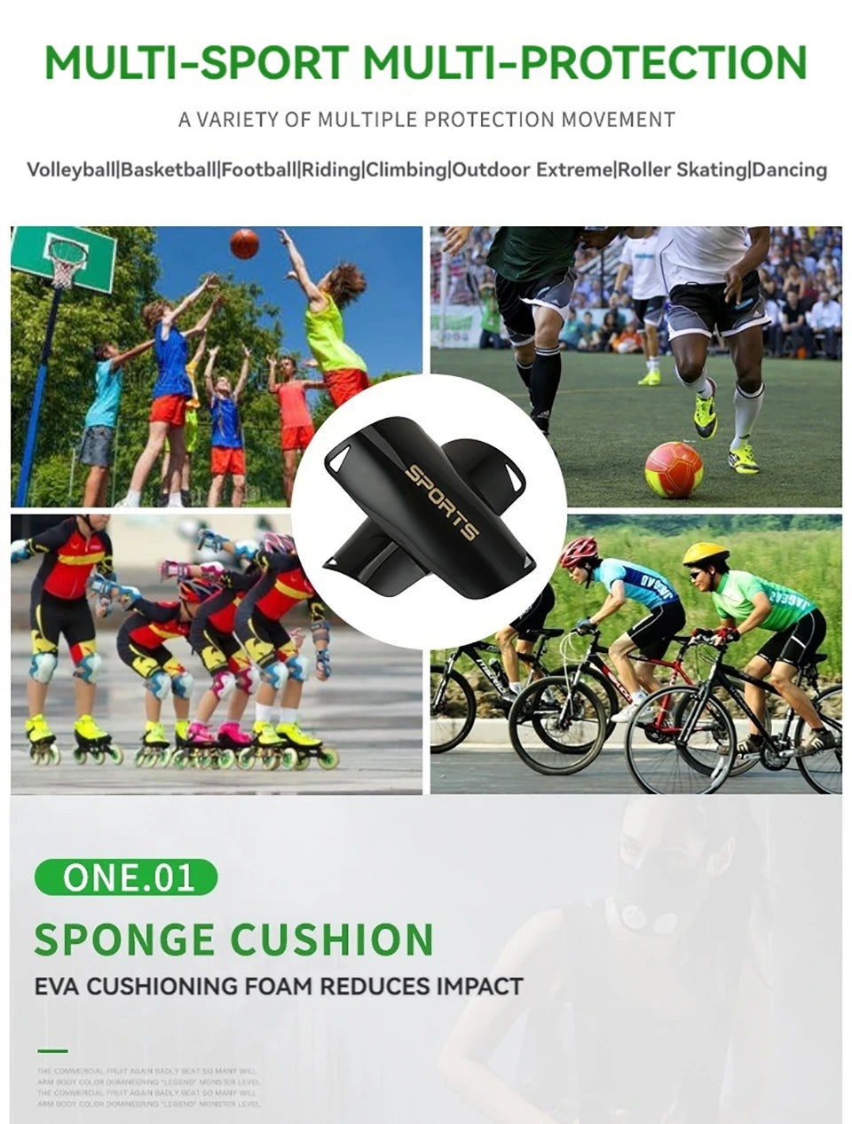 Loogdeel 1 Pair Soccer Shin Pad Cover Football Shin Holder Leg Protector Leg Guard Kids Boy Men Shin Pad Sportswear Accessory