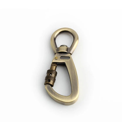 Auto Locking Carabiner With Swivel Ring For Dog Leash