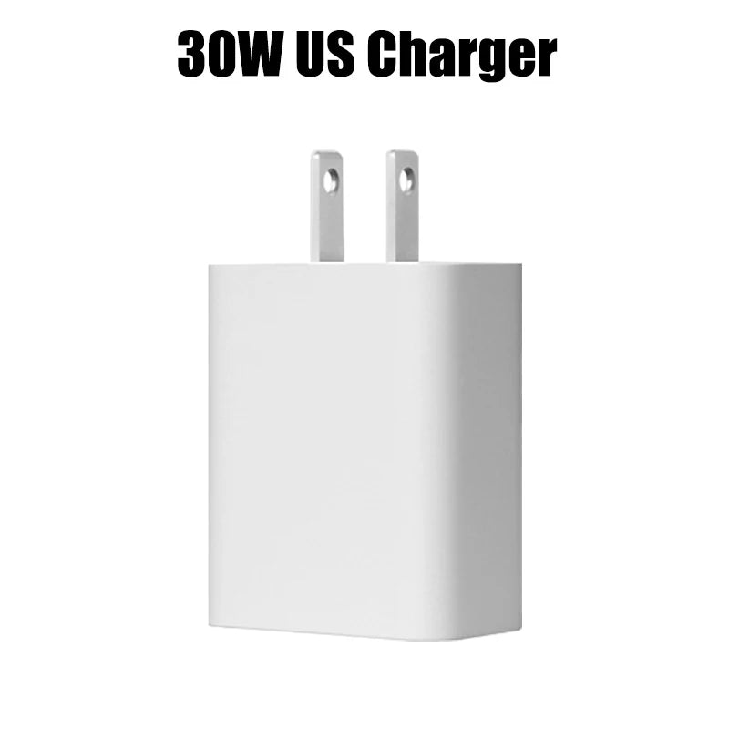 30W USB-C Charger and Cable, Fast Charging for USB Type-C Devices