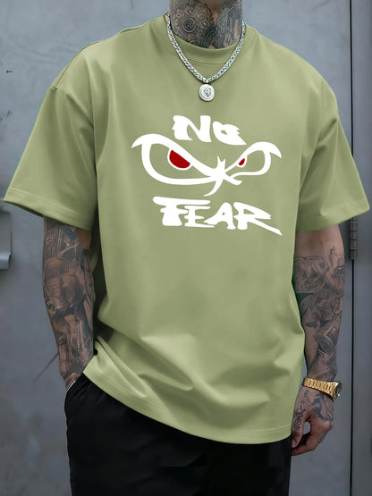 Men's Cotton Oversized Short Sleeve T-Shirt Casual Summer