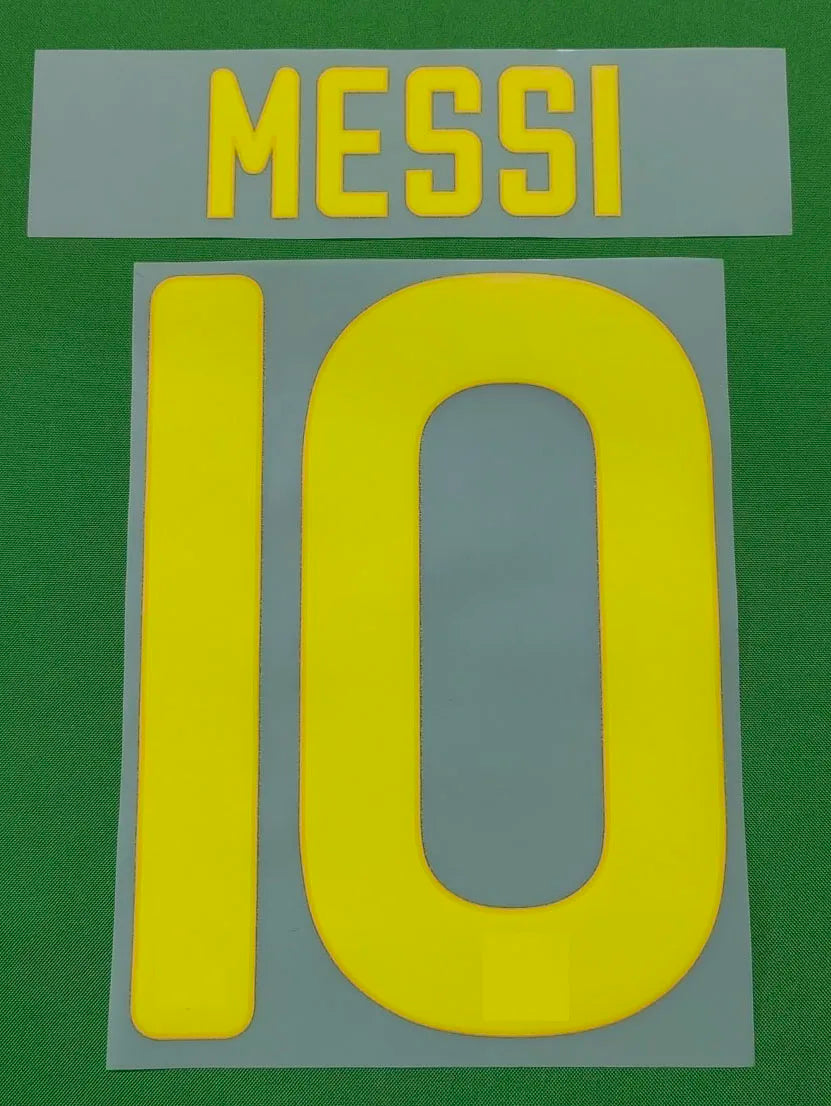 Retro Soccer Nameset #10 SUPER STAR Printing CUSTOMIZE NAME NUMBER Heat Transfer Soccer Patch Badge
