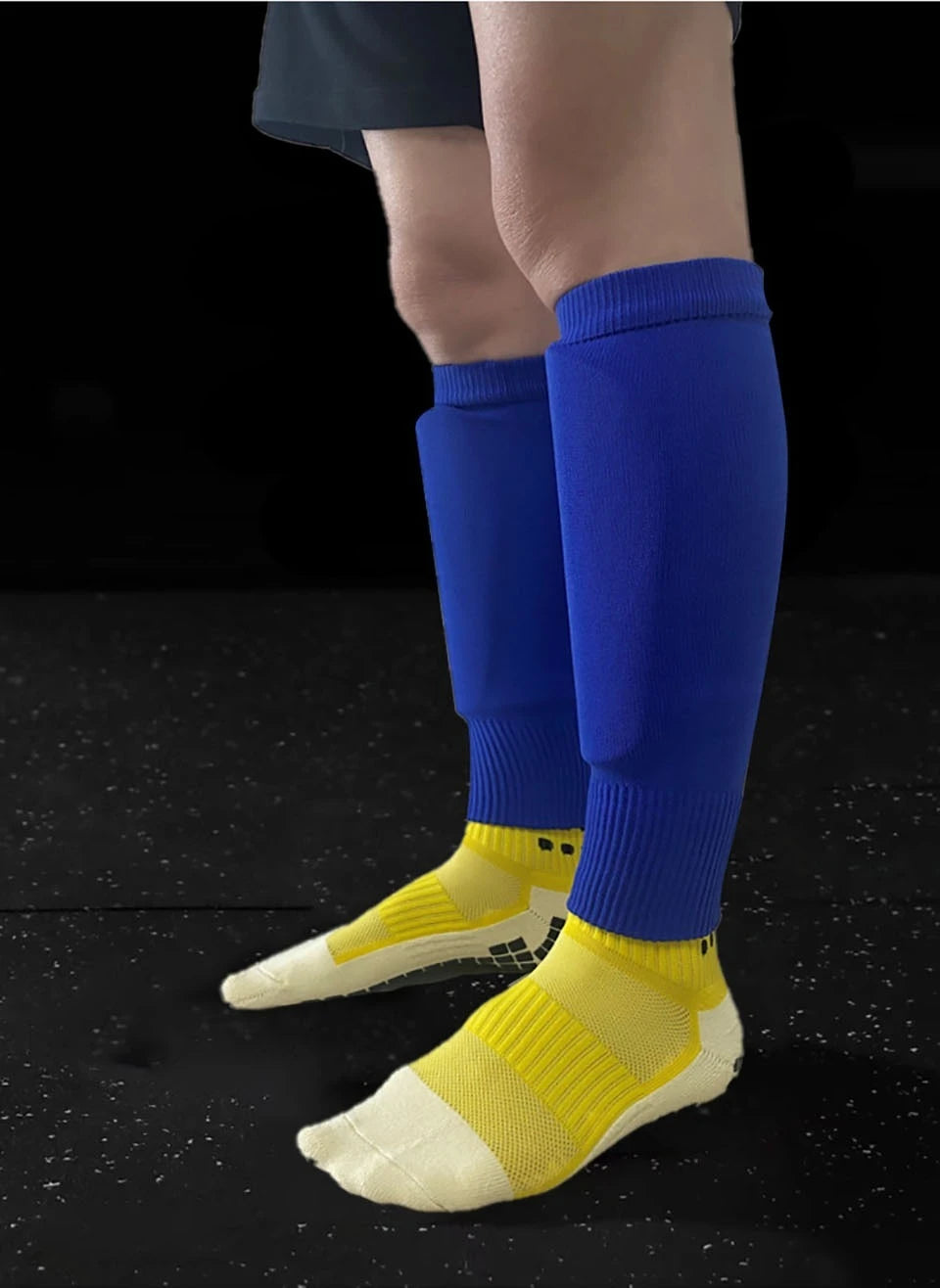 Loogdeel 1 Pair Breathable Calf Compression Sleeve Professional High-quality Soccer Socks For Running Football Basketball