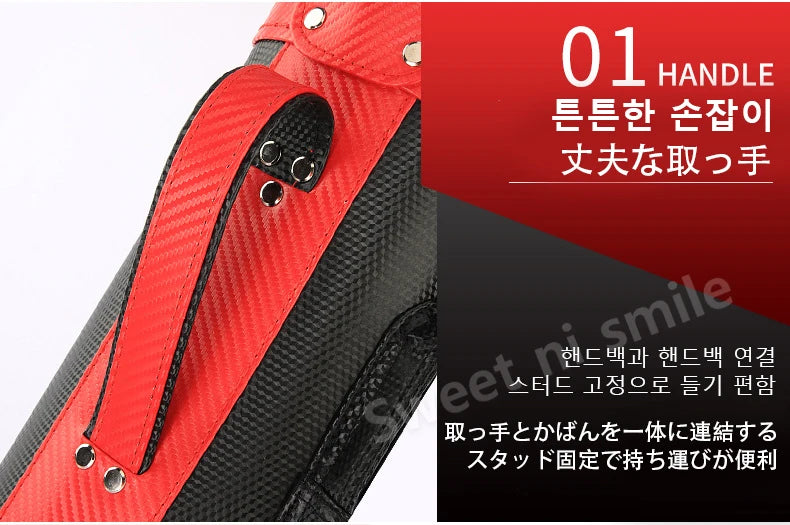 PGM Golf Bracket Gun Bag Unisex Clubs Package PU Light Portable QIAB008