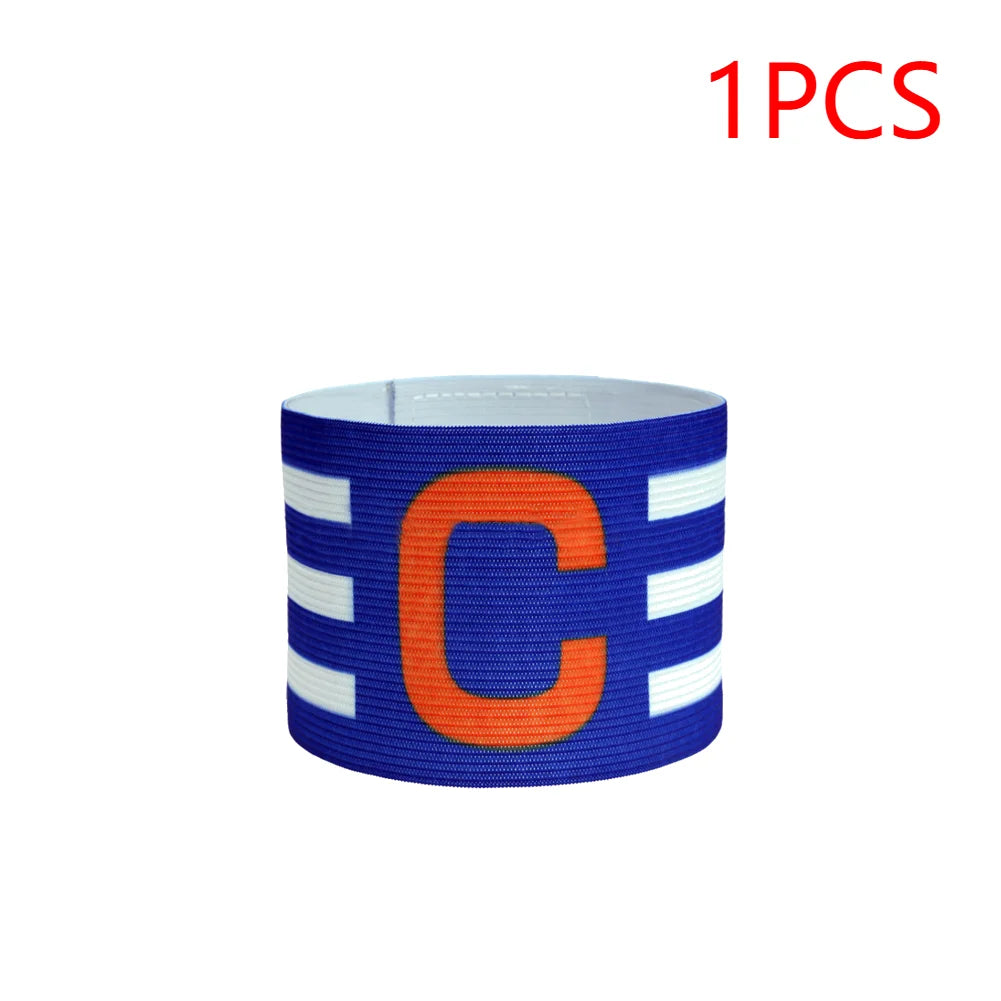 1-10pcs Leader Competition Armband Breathable Soccer Player Captain Group Armband Clear Icon Capitan Band For Football Captain