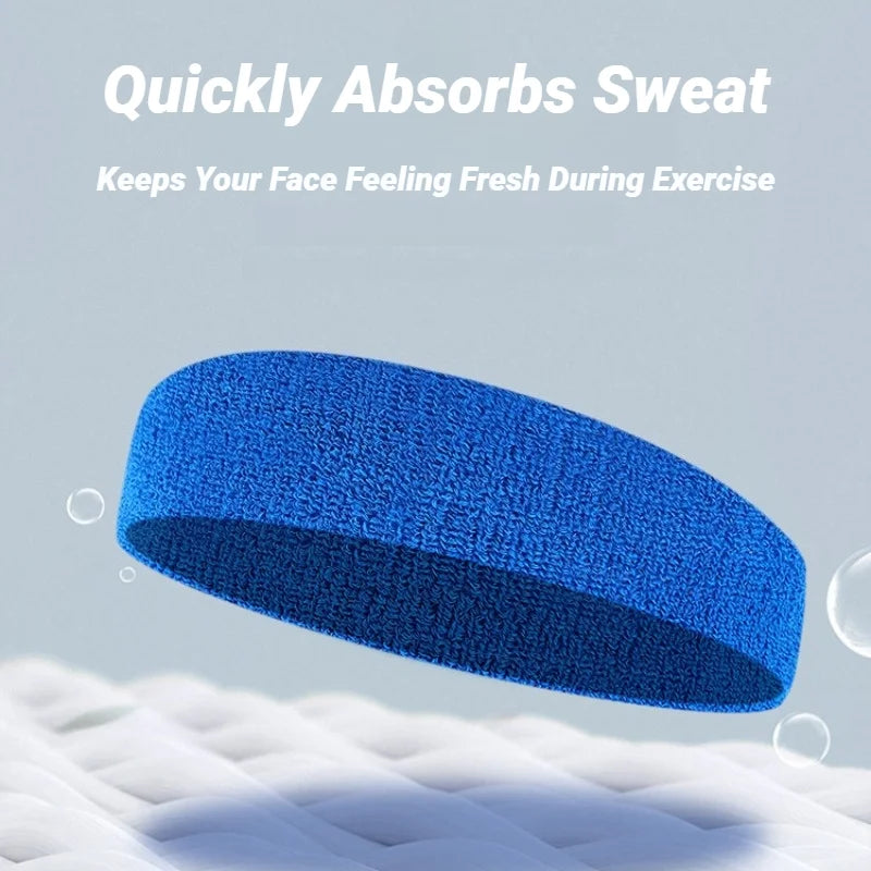 3Pcs Sweatproof Sports Headbands For Men Women Moisture-Wicking Sweatband Tennis Basketball Running Gym Workout Outdoor Yoga