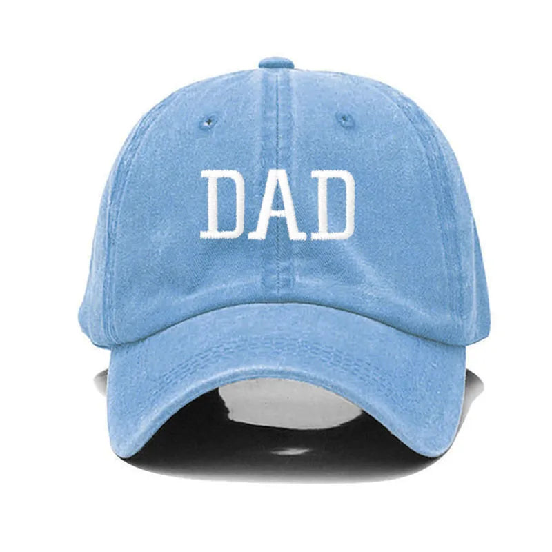 DAD MOM Embroidery Pure Cotton Men's Baseball Cap For Man  Womne's Fashion Sport Golf Caps Sun Hat Dropshipping