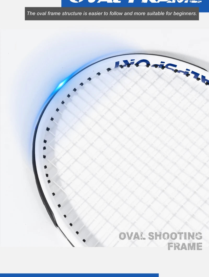 ALPSPORT Carbon Fiber Tennis Racket T800 18K-Professional Grade with Bag&Strap Lightweight Training Racquet for Adults Men&Women