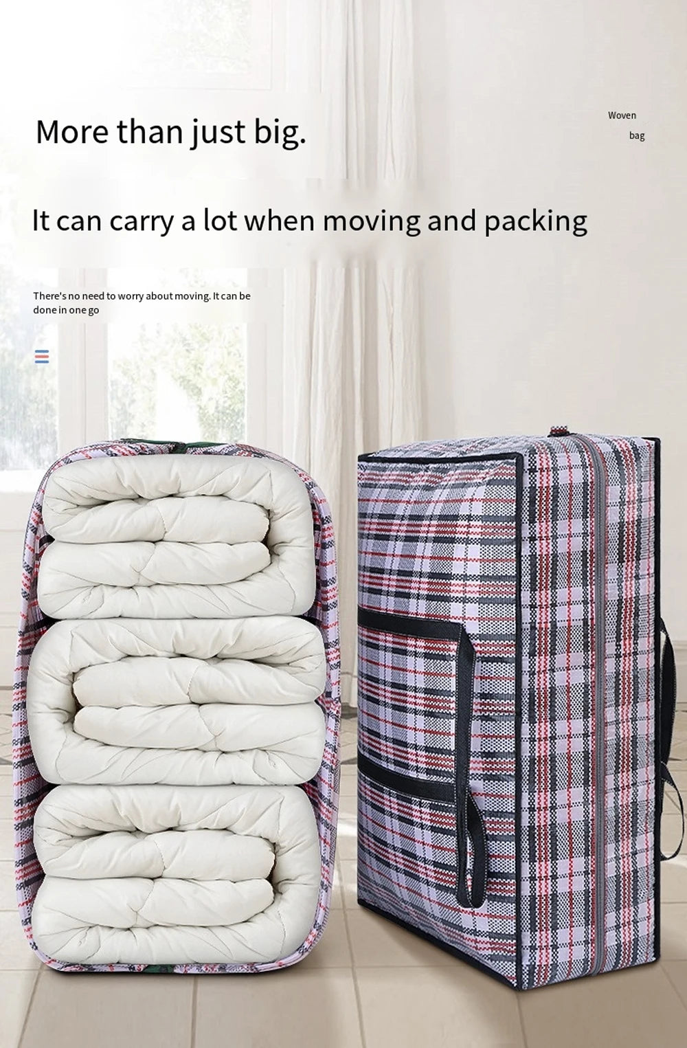 Extra Large Vacuum Storage Bags Space Saver Waterproof Dustproof Clothes Quilt Bag Closet Wardrobe Travel Underbed Organizer