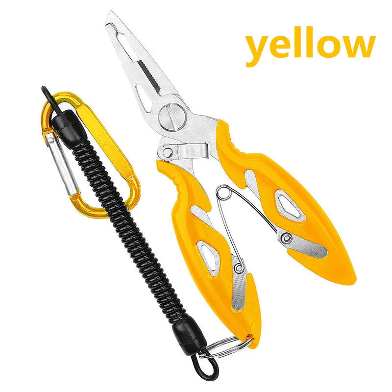 Fishing Pliers Fish Line Cutter Scissors Mini Fish Hook Remover Multifunction Tools New Black Beak Jaw Outdoor fish lead