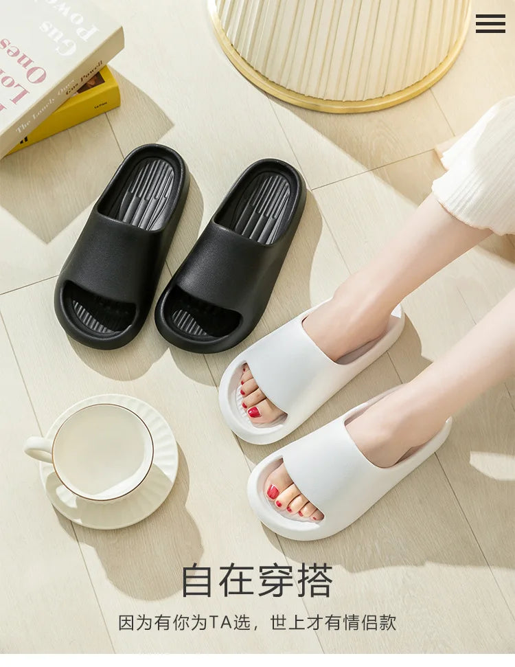 Big Size 47 48 50 Men Summer Slippers Indoor EVA Women Slipper Sandals Bathroom Flip Flops Bedroom Flat Slides