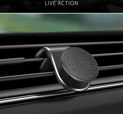 360 Degree Magnetic Car Phone Holder Metal Air Vent Mount Universal