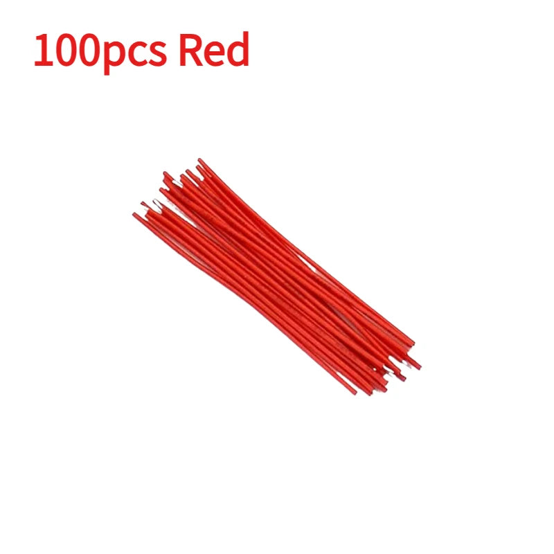 100/120pcs Tin-Plated Electronic Wires Breadboard PCB Jumper Wire 24AWG / 26AWG 6Color Red Blue Green White Yellow Black Diy Kit
