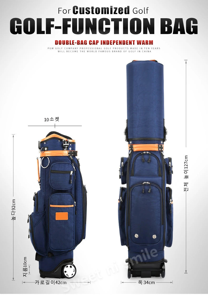 PGM Golf Multi-functional Towing Ball Bag with Ball Rod and Password Lock Aviation Bag QB038