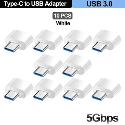 USB A Female to USB-C Male OTG Cable Length 15.5 Cm