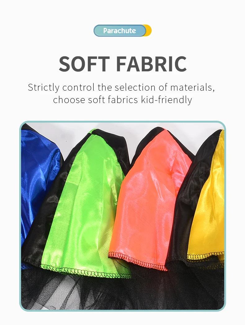 6/12PCS Parachute Toy Tangle Free Outdoor Flying Parachute Hand Throw Flying Toys for Spring Children's Day Kids Party Favors