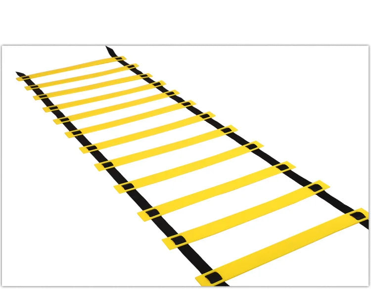 Sports Agility Ladder Football Adjustable Nylon Strap Jumping Ladder Speed Fitness Body Coordination Warm-Up Training Tool