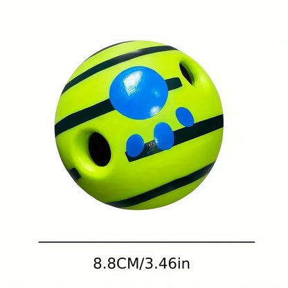 Dog Interactive Ball Toy For IQ Training Green Vinyl Ball