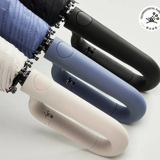20Bones 105cm Large Reinforced Wind-resistant Rain-resistant Dual-purpose UV-resistant Fully Automatic Ring-buckle Umbrella
