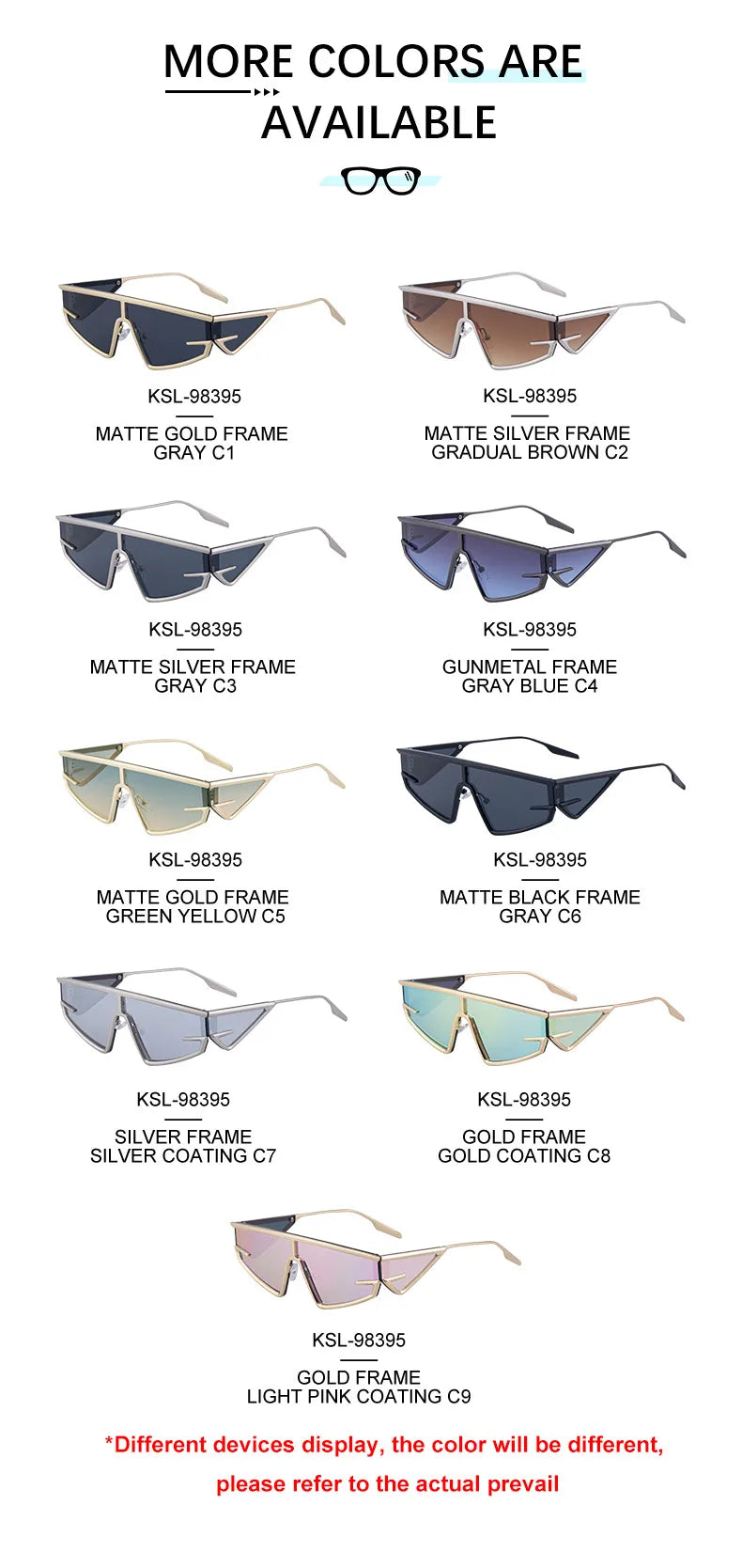 Y2K Punk Shield Sunglasses Square Frame UV400 Protection