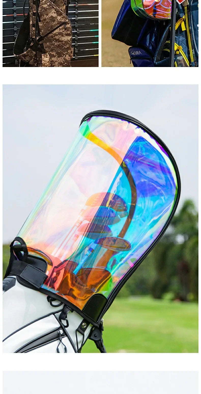 PGM Men Women Golf Bags Cap Universal Colorful Transparent Ball Bag Caps QB072