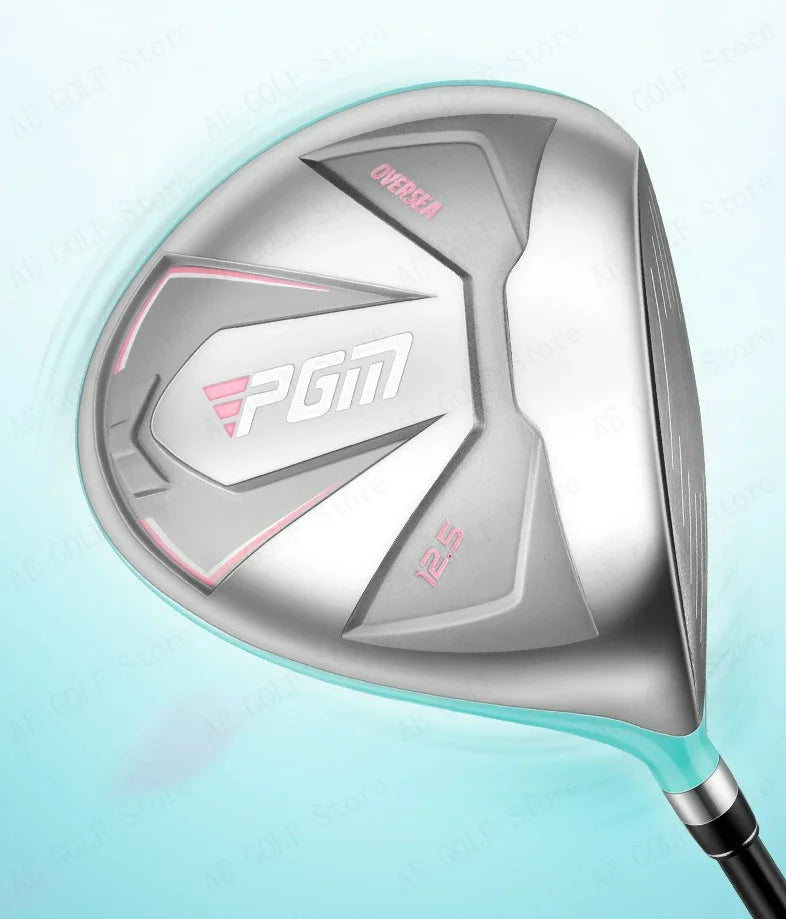 PGM Women Golf Clubs Set with Golf Bag Stainless Steel / Carbon Shaft Iron Wood Driver Beginer Training Golf Supplies  LTG051