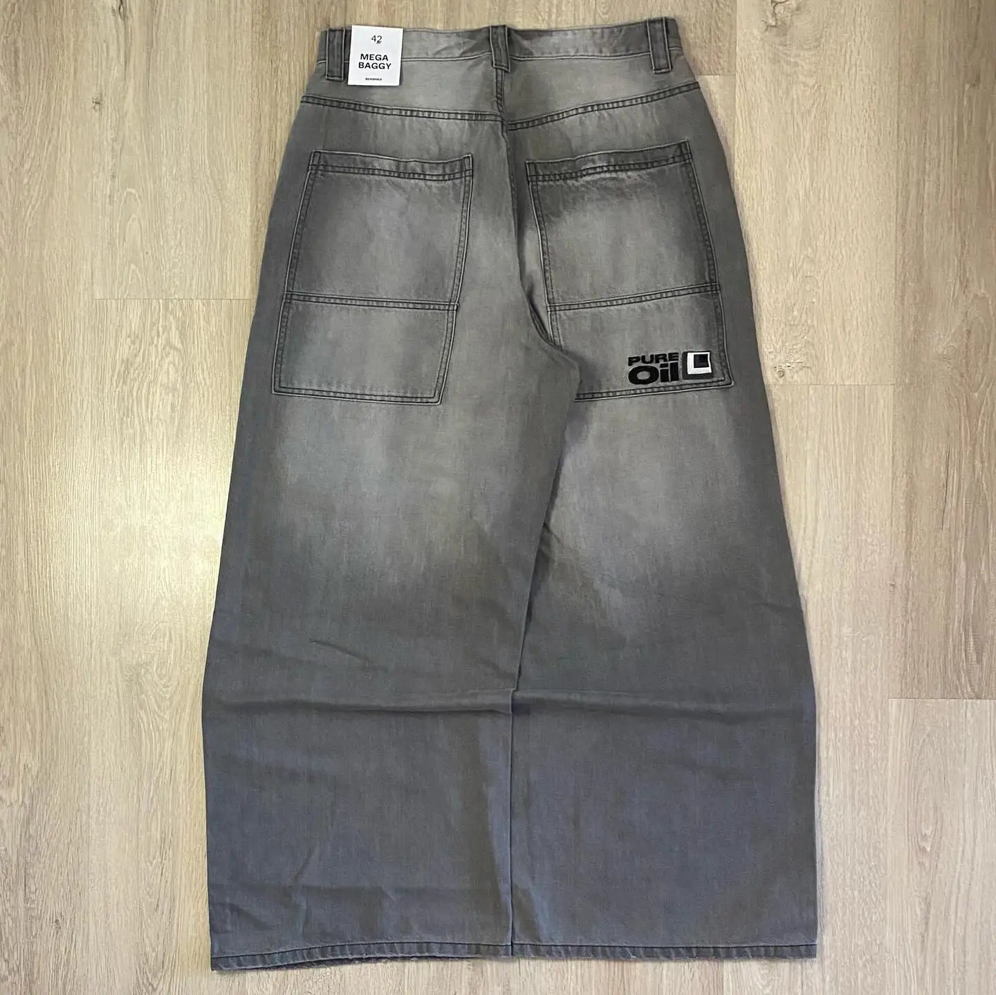 Streetwear New Fashion Oversized Print Baggy Jeans Y2K Harajuku Hip-hop Vintage Pop Gothic High Waist Wide-leg Pants Trousers