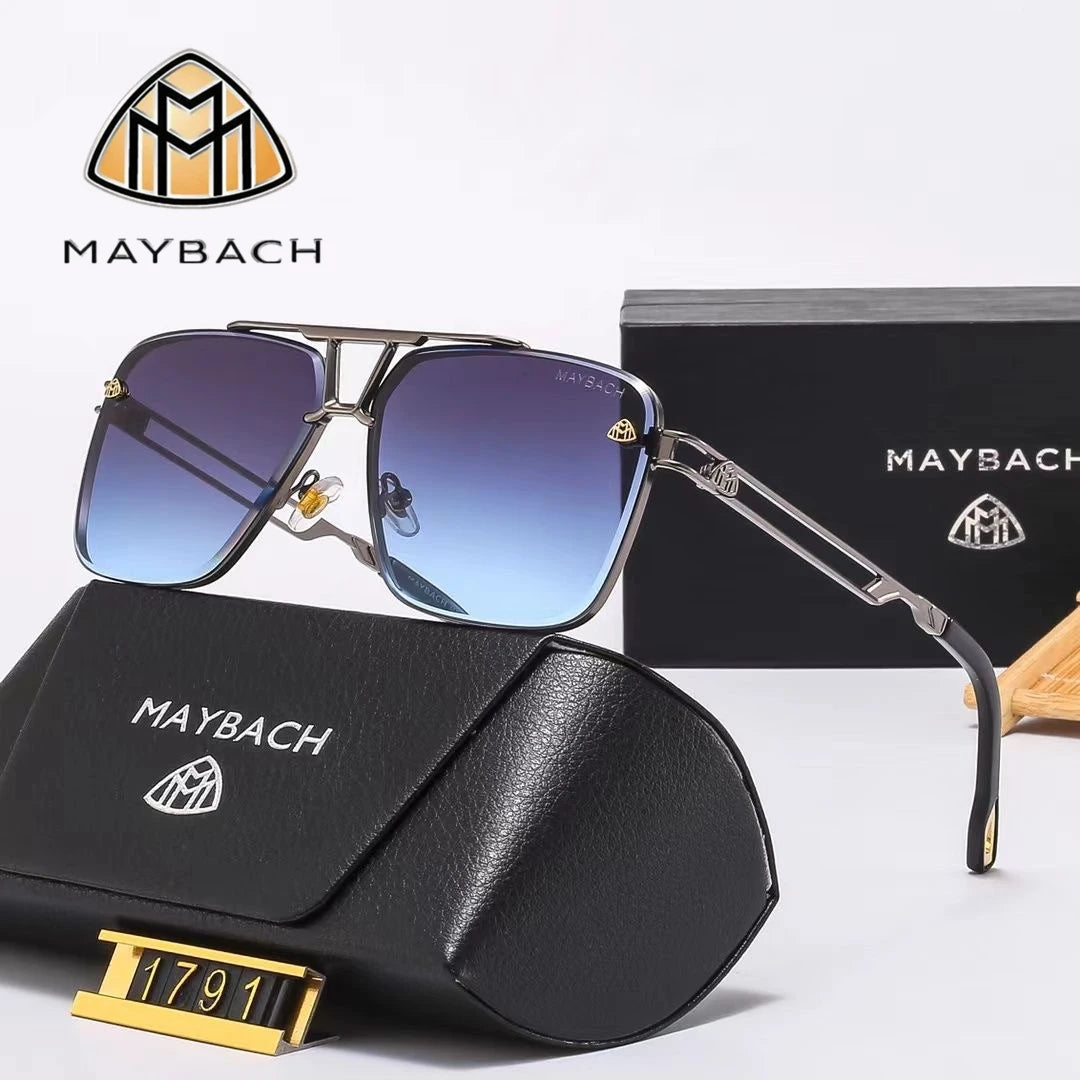 MAYBACH Sunglasses Luxury brand for Men and women Classic Sun Glasses High Quality Eyewears Pilot Goggle UV 400 Protection 527