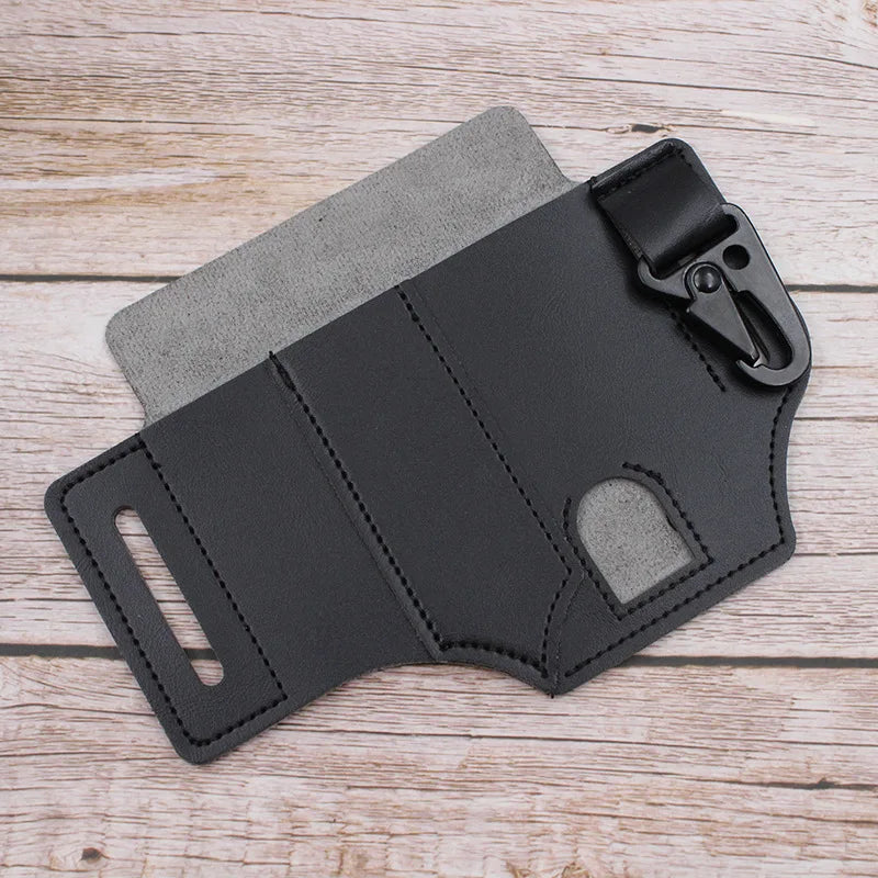 Leather Outdoor Multi Tool Storage Bag for Hunting and Camping