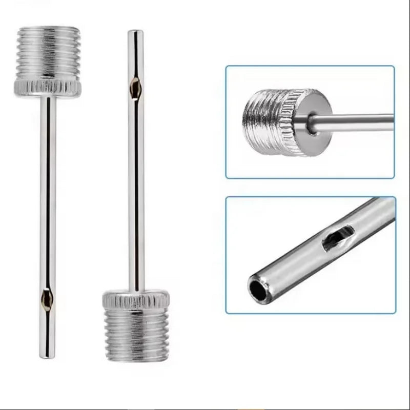 5/10/20PCS Sport Ball Inflating Pump Needle For Football Basketball Soccer Inflatable Air Valve Adaptor Stainless Steel Pump