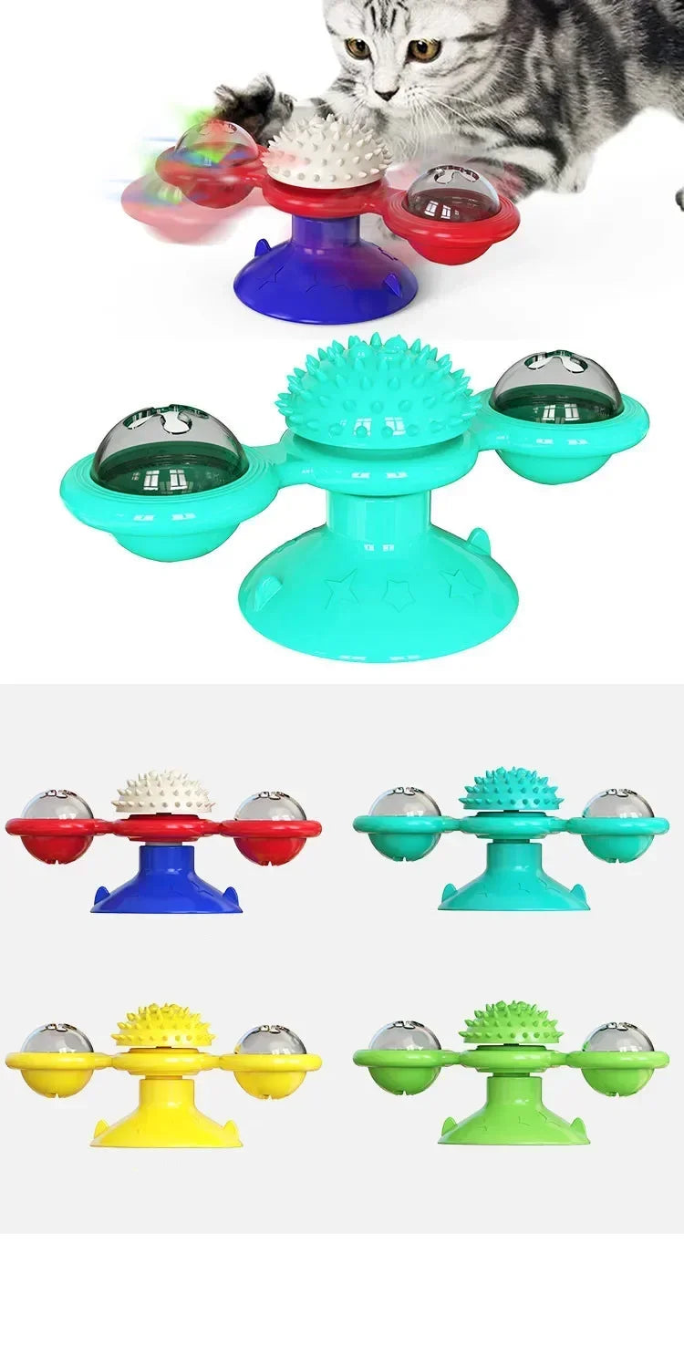 Cat Spinning Turntable Toy