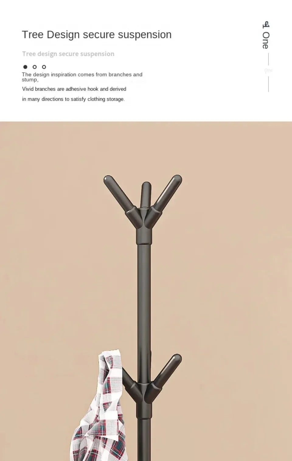 Vertical Coat & Hat Stand – Bedroom Storage Rack