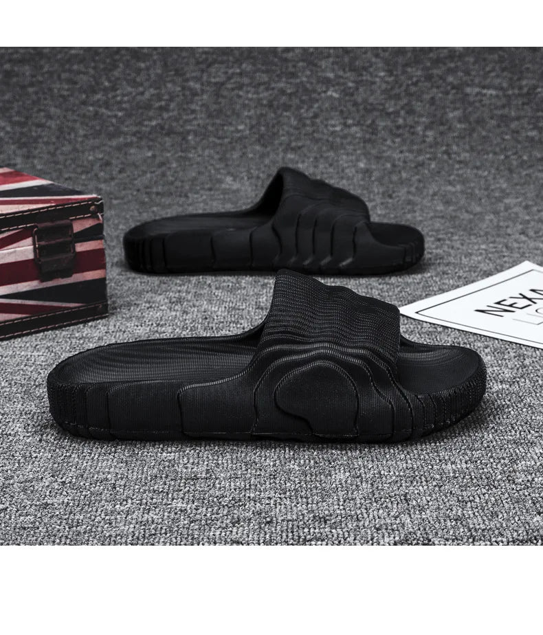 Indoor Outdoor Slippers For Men Women Summer Platform Shoes Soft EVA Anti-slip Couples Bathroom Beach Slides Leisure Sandals