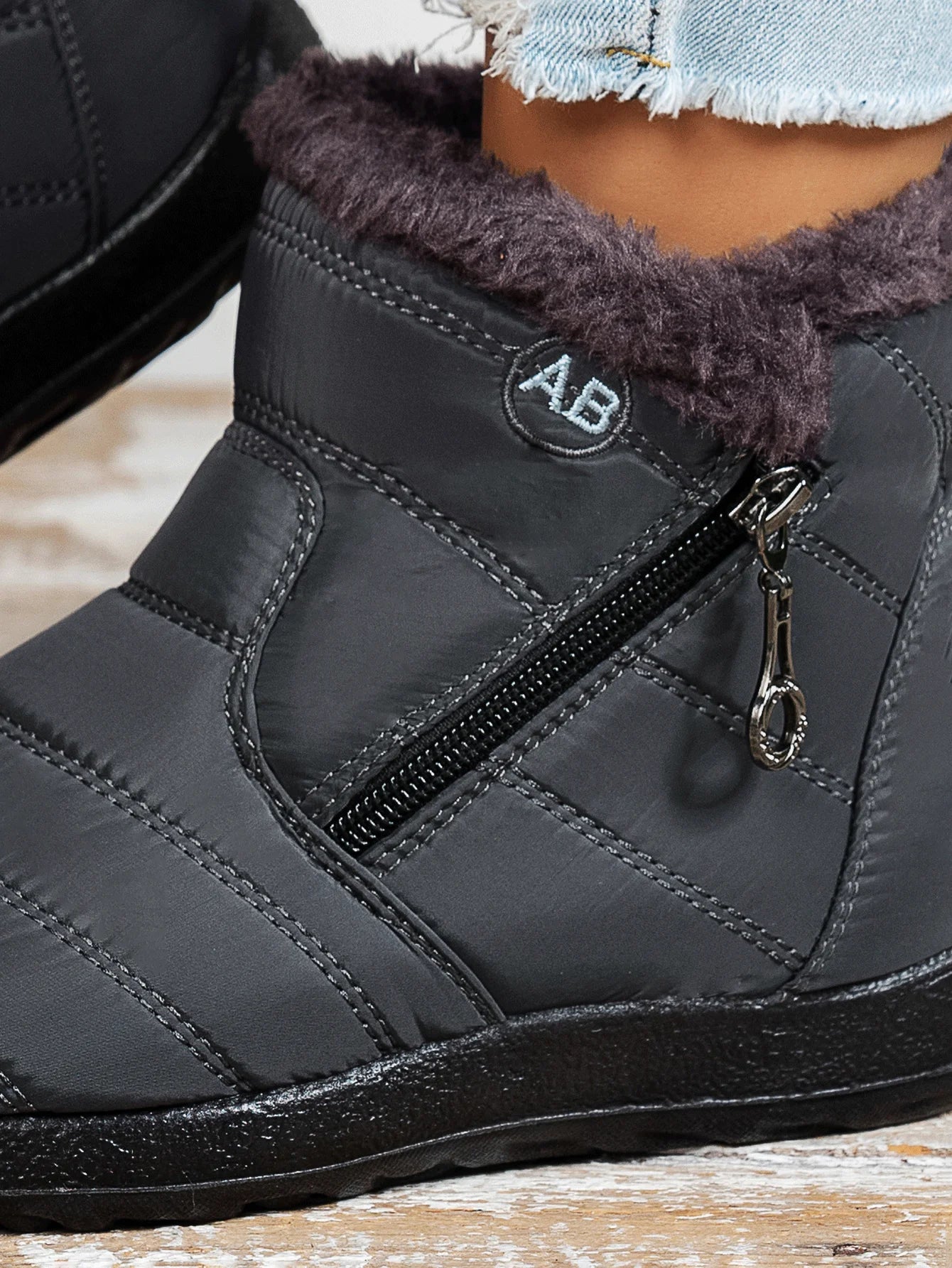 Women's shoes Solid-color warm mid-calf cotton boots women's Winter shoes Cotton boots cheap shoes clearance free shipping