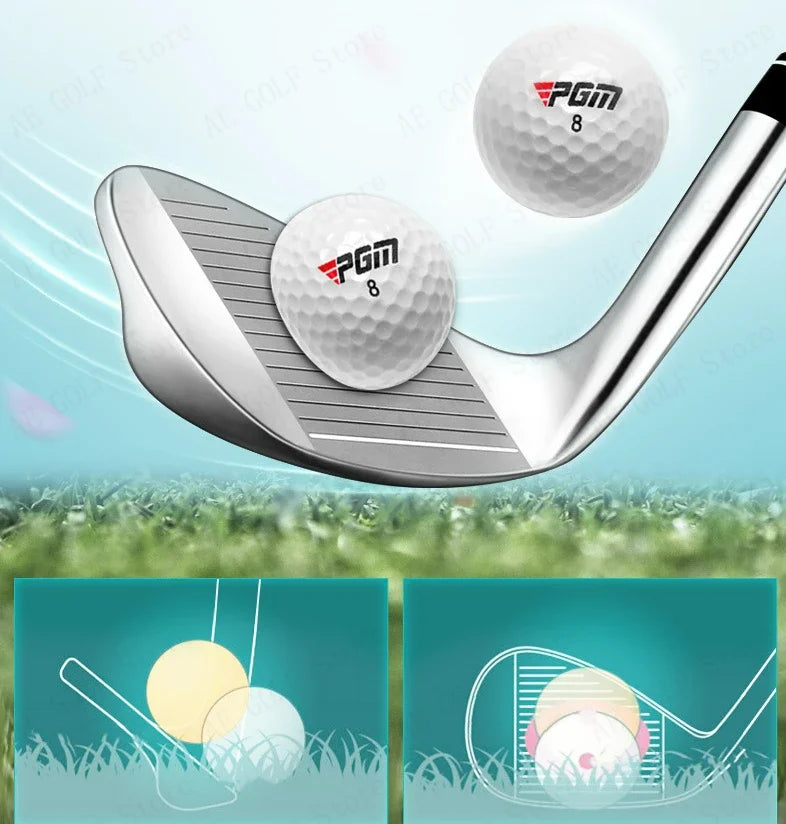 PGM Women Golf Clubs Set with Golf Bag Stainless Steel / Carbon Shaft Iron Wood Driver Beginer Training Golf Supplies  LTG051