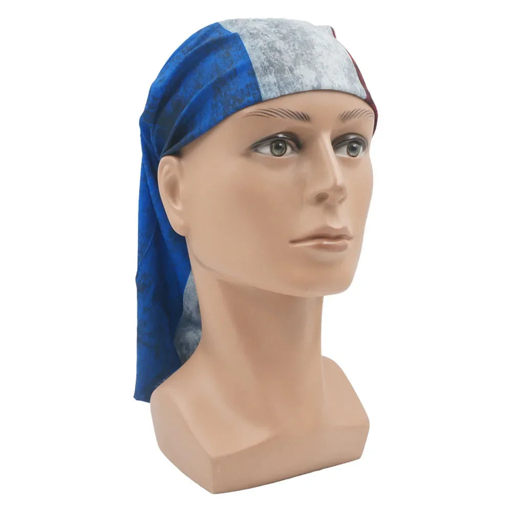 World Football Fans National Flag Face Bandanas Spain France Korea Mexico Germany Seamless Neck Gaiter Men Women Headwear Scarf