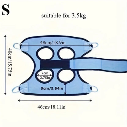 Pet Grooming Hammock With Comfort Grip For Small To Medium Dogs And Cats